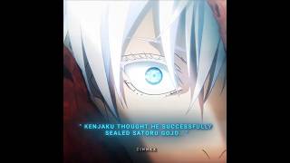 Gojo Chilling Inside Jujutsu Kaisen Anime Edit