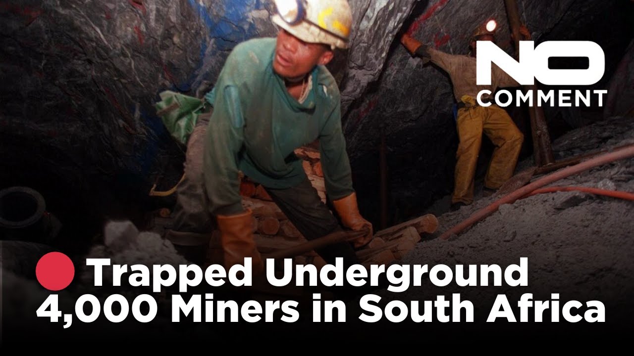 🔴 4,000 illegal miners blocked underground in a closed mine in South ...