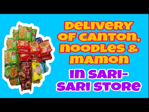 Delivery of canton/noodles/mamon in sari-sari store #sarisaristore #kasari #canton #noodles #mamon
