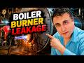 BOILER BURNER LEAKAGE.