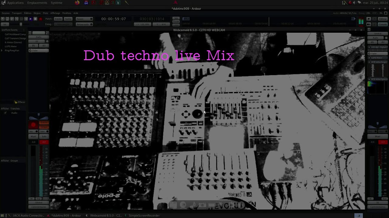 Dub Techno Live mix / Librazik / Roland Mc 909