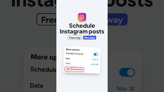 How to schedule Instagram posts for free