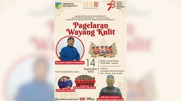 LIVE WAYANG KULIT KI MINTO DARSONO DALAM RANGKA HUT RI KE 78 DI DESA WONOJOYO GURAH KABUPATEN KEDIRI