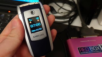 How to Unlock the Samsung SGH-E700 - FREE solution