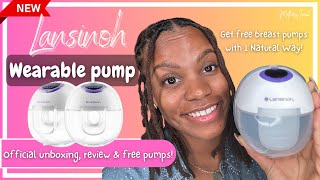 WEARABLE BREAST PUMP REVIEW | Lansinoh DiscreetDuo Wearable Pump | Free breast pump | 1 Natural Way