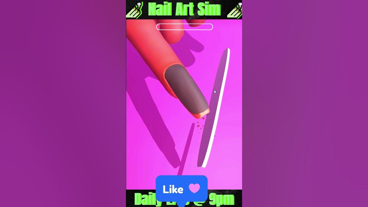 Nail Art Simulator 💅 Day 1 shorts shortsfeed viral viralshorts 