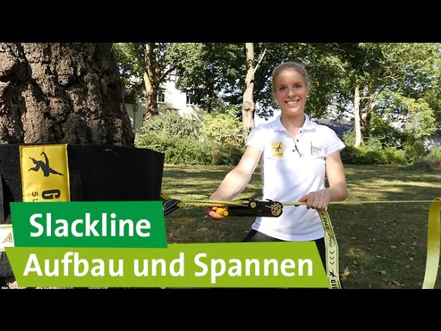 Slackline-Tutorial: Aufbau und Spannen – Elli Schulte 