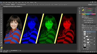 Adobe Photoshop Tutorial | RGB Photo Color Separation in Photoshop CS6 CC