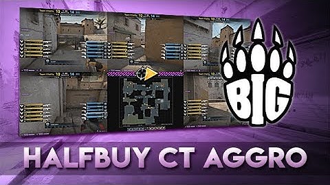 Dust II • Halfbuy Aggression by BIG • 5 player POV
