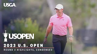 2023 U.S. Open Highlights: Round 2, Condensed