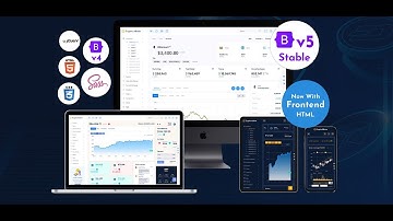 Cryptocurrency Dashboard Admin Template Bootstrap with Dark RTL Theme