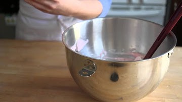 How To: Folding Your Macaron Mixture