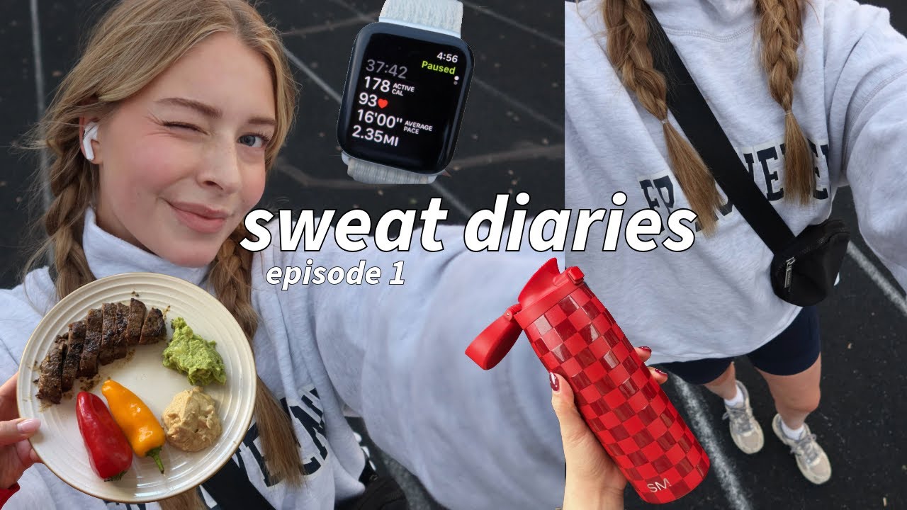 SWEAT DIARIES // Ep. 1 (favorite meals, walking + hot pilates 