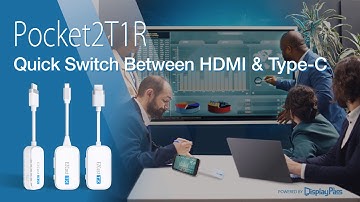 EZCast Pocket 2T1R: Wireless Display for quick switch between HDMI and Type-C Transmitter