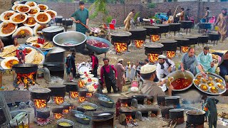 Marriage Ceremony in kabul | Afghanistan Village wedding food | Mega Cooking Food for 5000 Peoples ?