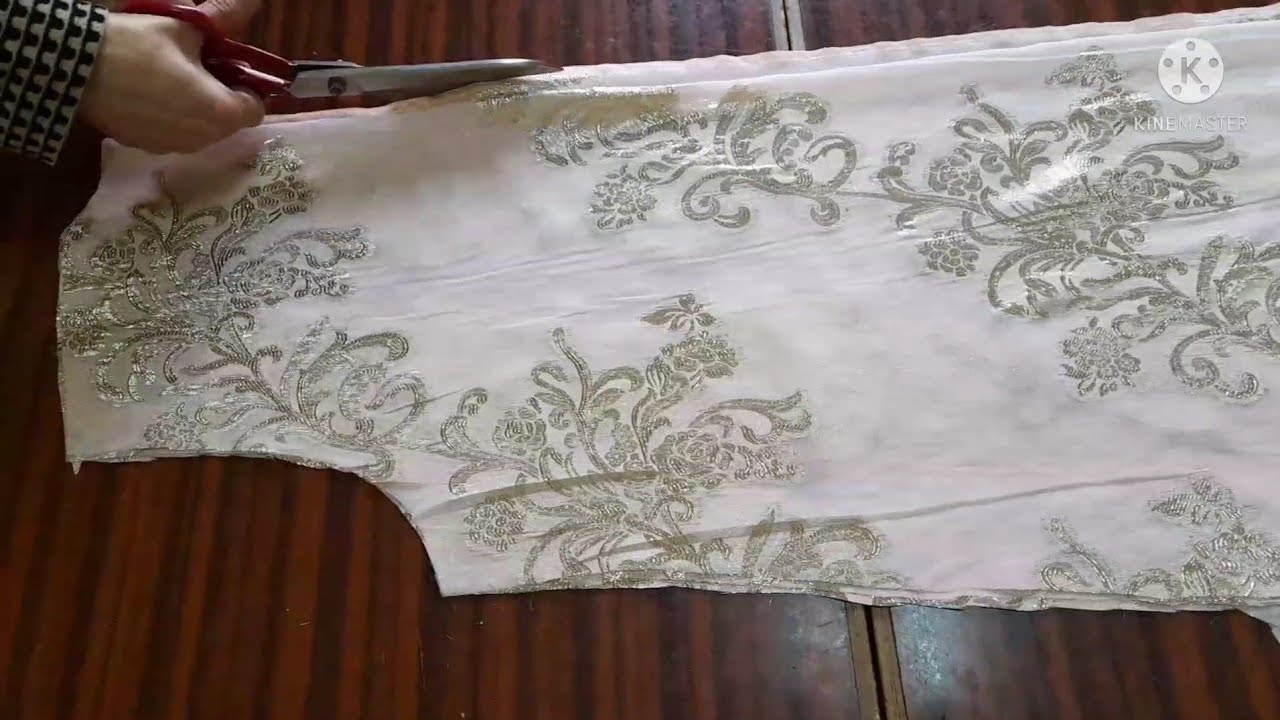 طريقة فصالة قفطان تليجة مع التبطين