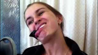 Busty Lesbian Wins Sticky Challenge