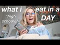 WHAT I EAT IN A DAY AS A JUNIOR IN HIGH SCHOOL