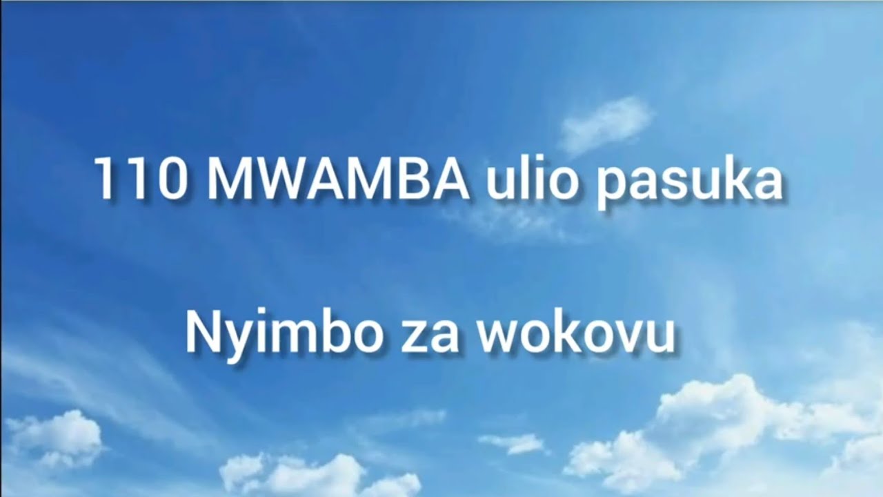 Mwamba ulio pasuka  110 NW