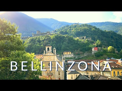 Bellinzona, Switzerland - The city of three magnificent castles