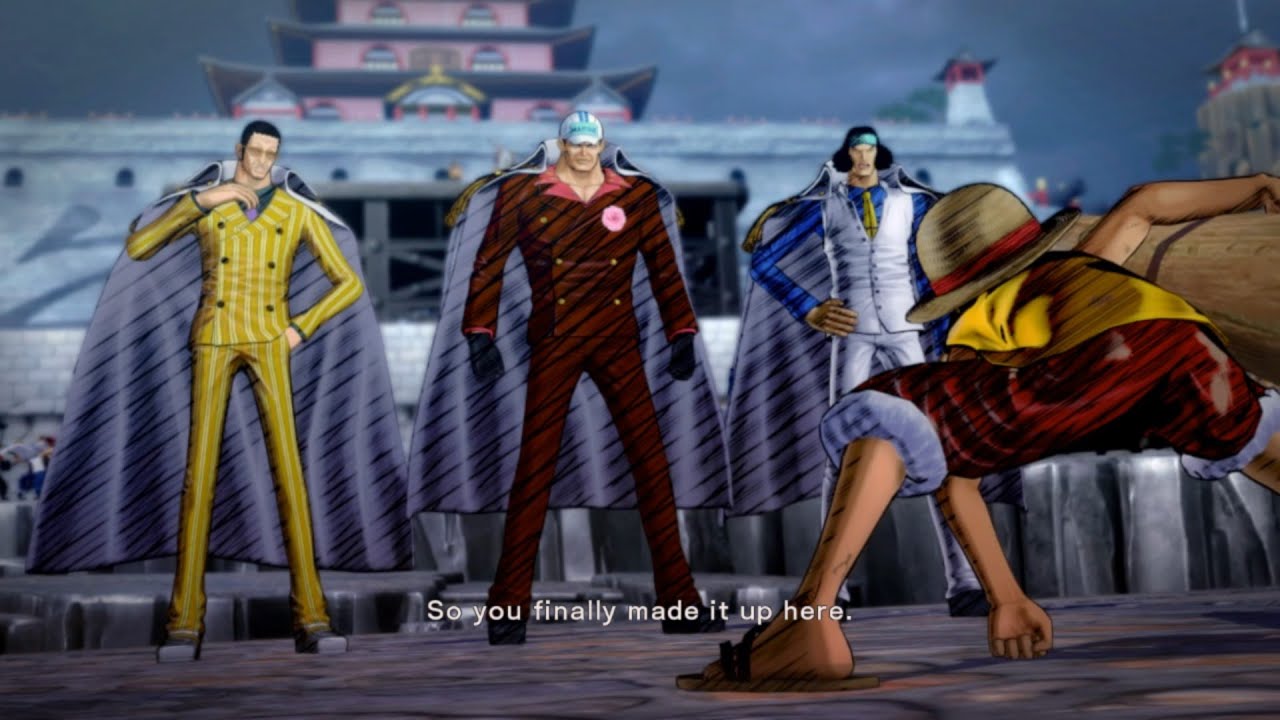 Encroaching Execution! Luffy Against The Three Admirals One Piece