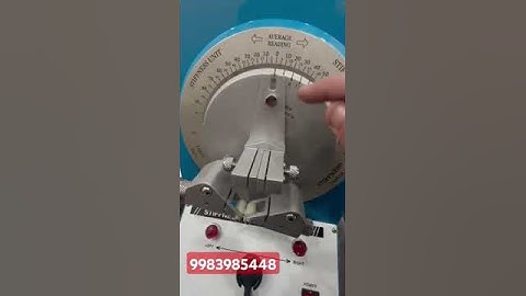 Stiffness Tester Taber Type for Paper Mills & Packaging Modern Global Associates jaipur # 9983985448