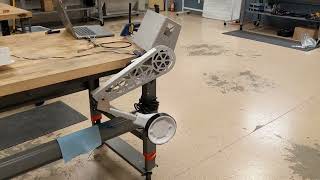 Full leg prototype (without spring counterbalance)