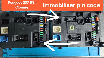 Peugeot & Citroen BSI ( Body Control Module ) Cloning,Immobiliser Data Transfer and Reading Pin Code