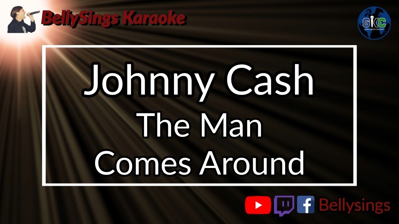 Johnny Cash - The Man Comes Around (Karaoke) - YouTube