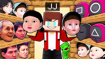 JJ BECAME ANYONE in SQUID GAME 3 to Troll Mikey in Minecraft (Maizen)