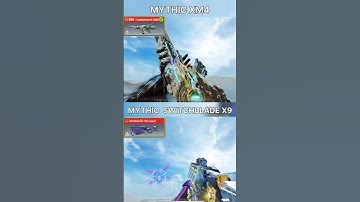 MYTHIC XM4 VS MYTHIC SWITCHBLADE X9 #callofduty #codmobile #shorts #codm