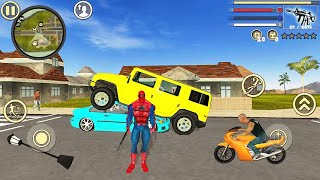 Spider Rope Hero Vice Town #7 - Fun at Miami City - Android Gameplay screenshot 2