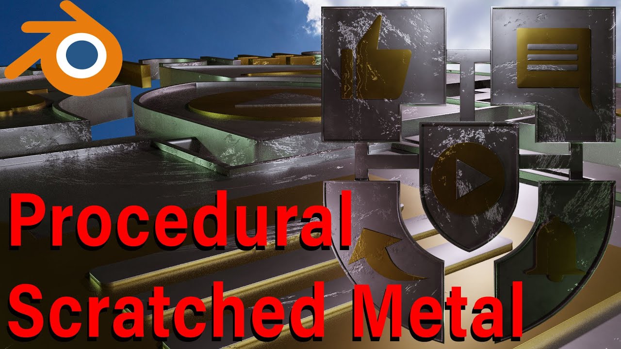 Make Procedural metal Material In Blender - YouTube