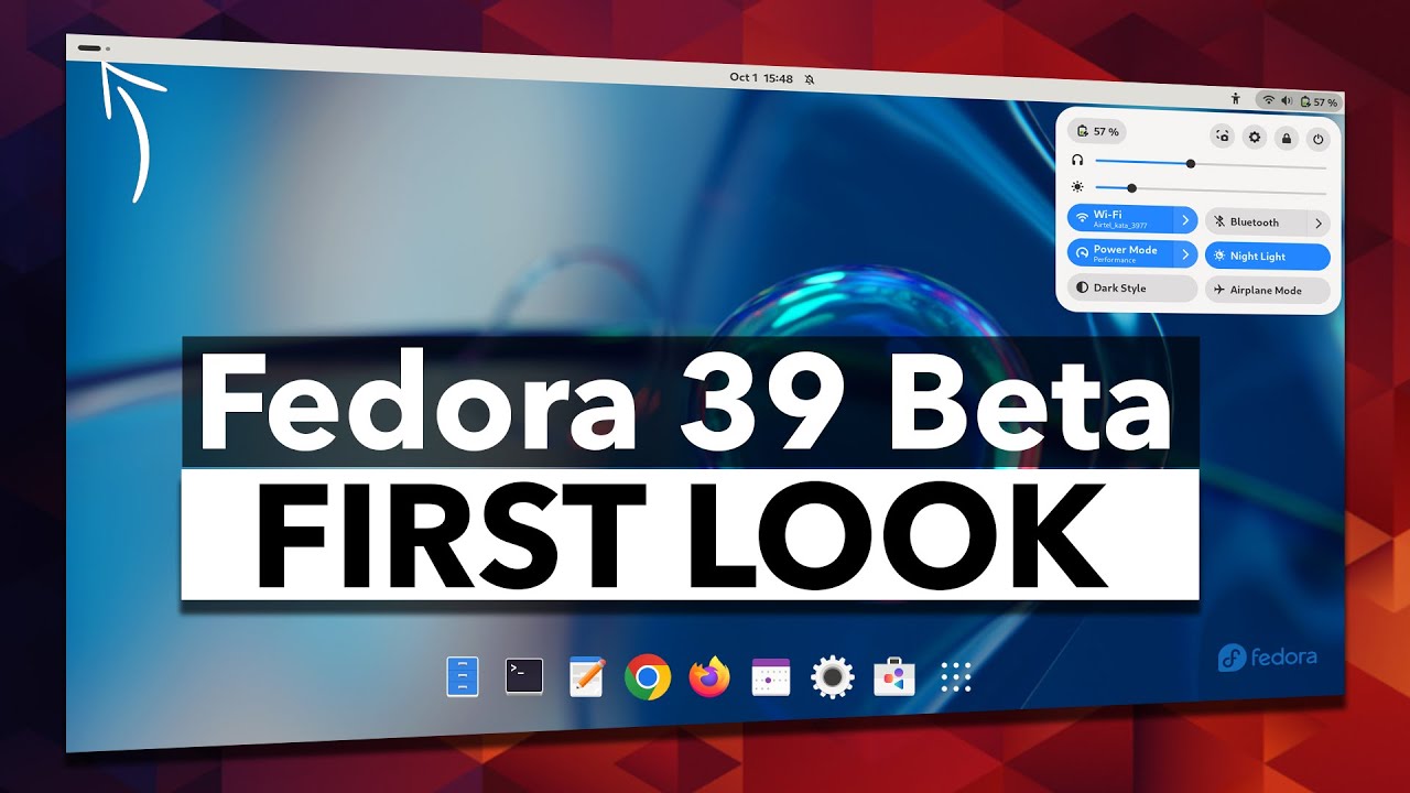 Fedora 39 Beta: Excellent GNOME Desktop Experience || Fedora 39 NEW Features  - YouTube