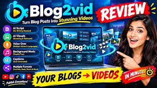 Blog2vid review 2026 - turn your blog posts into videos with AI