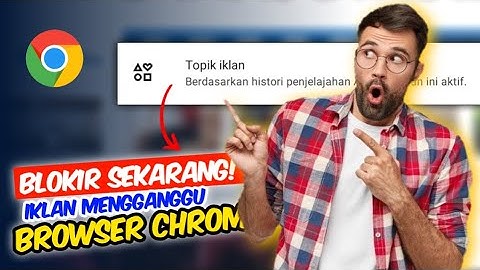 AUTO BLOKIR‼️ Cara Menonaktifkan Iklan Mengganggu Di Browser Chrome Android