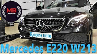 Mercedes E220 W213 - Восстанавливаем под ключ биток с Европы