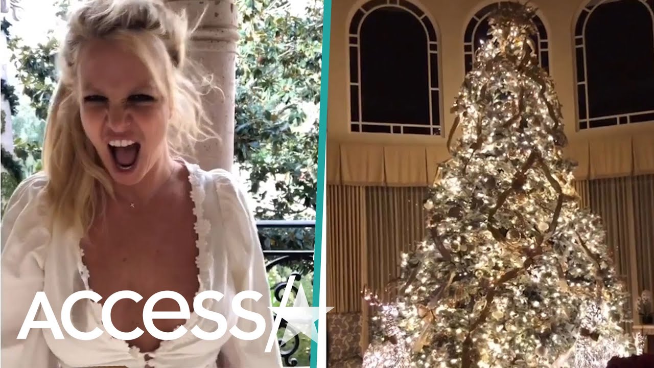 Britney Spears Rocks Around A Christmas Tree And Asks Fans To Stop Saying ‘The Meanest Things’