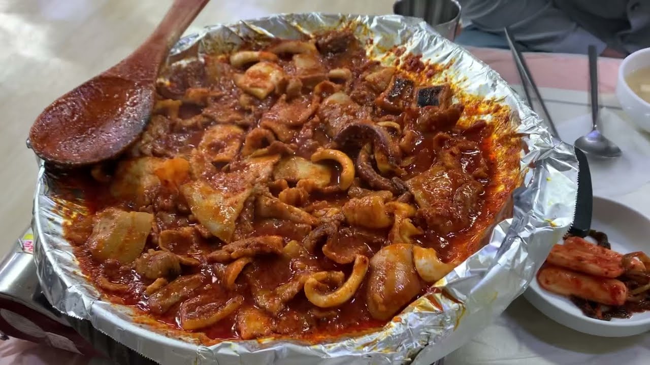 강원도 평창 금천회관 오삼불고기