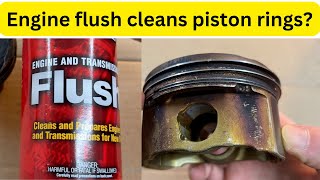 Engine flush works to clean engine! Can engine flush clean piston rings to stop oil consumption?