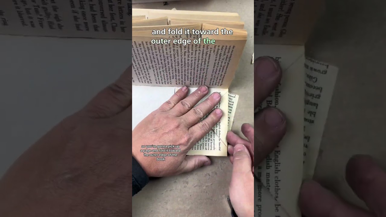 This book folding pattern is a challenging one!! Let me know if you get stuck. 