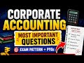CORPORATE ACCOUNTING IMPORTANT QUESTIONS BCOM PROG , BCOM HONS 2ND SEMESTER SOL , NCWEB , REGULAR