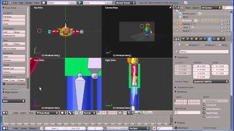 Blender Tutorial Adding a Hand Bone to a Simple Armature/Rig and How to Pose the Arm (Monkey Man)