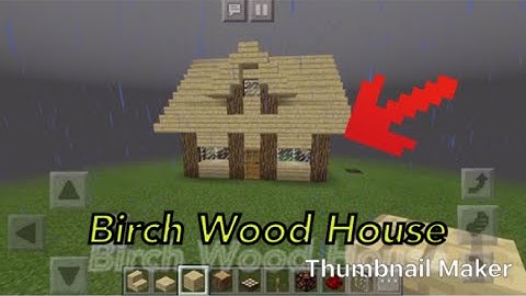 How To Build A Birch House In Minecraft!