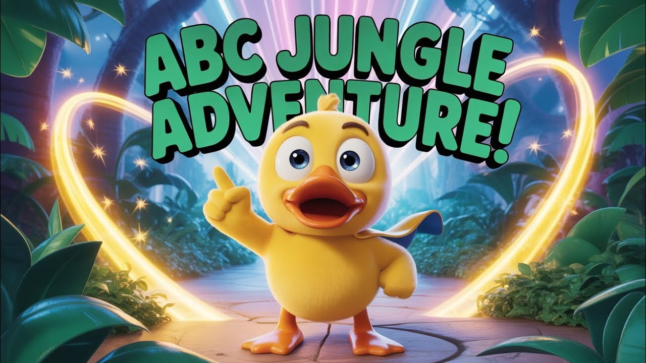 1️⃣ Mr Ducky Pop ABC Adventure 🦆 | Learn A to Z Fast | Fun Kids Story
