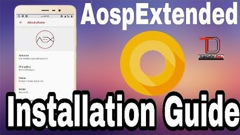 Best 8.1 Oreo Rom 2018  - AospExtended AEX OS on Redmi 4/4X