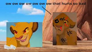 Evil simba beats up simba/ grounded