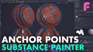 Using Normal Maps and Anchor Points in Substance Painter