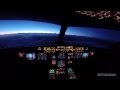 Pilot's night shift - Berlin to Copenhagen - Airbus A320 - HD