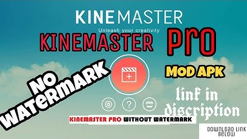 How to remove KINEMASTER watermark ,without any root #kinemaster #pro #2019 #removewatermark